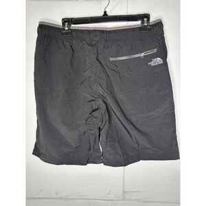 The North Face Mens Active Hiking Shorts Dark Gray Elastic‎ Waist Size Medium